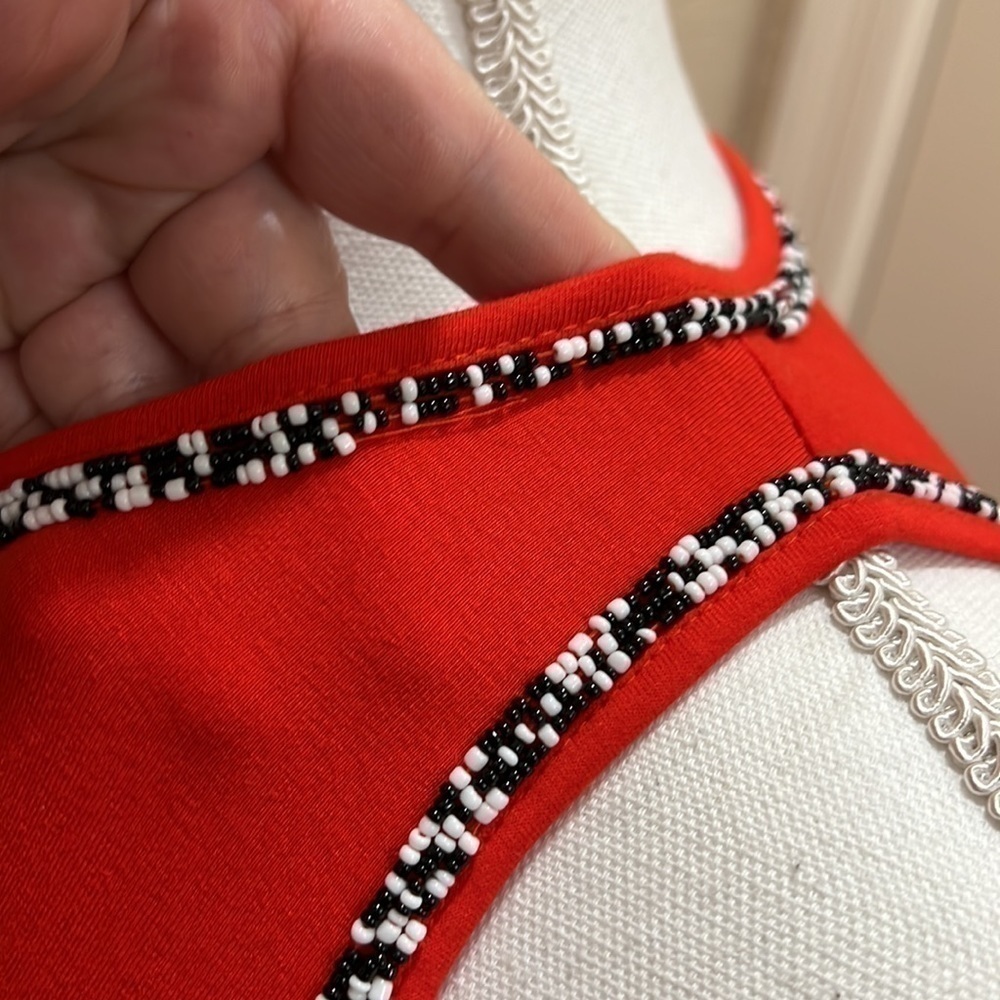 Vince Camuto beaded neckline tank top - Picture 3 of 7